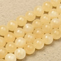 Perles Brins de jade jaune 3A - 4 mm à 10 mm
