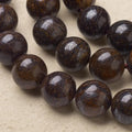 Natural Bronzite Beads - 4mm to 10mm