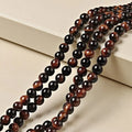 Natural Red Tiger's Eye Beads 3A - 4mm to 10mm