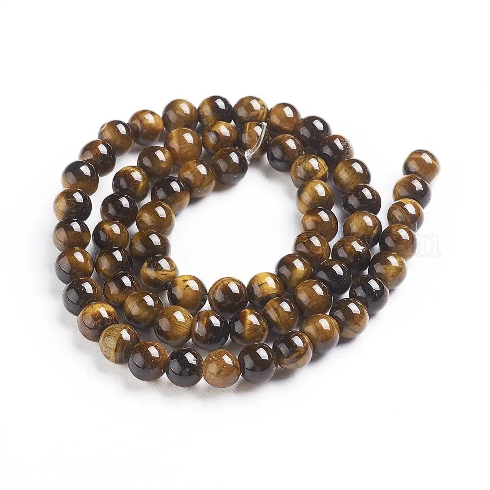 Natural Tiger's Eye Rosary Beads 5A Quality 4mm to 10mm