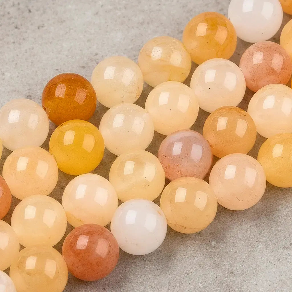 Natural Yellow Aventurine Rosary Beads - 4 mm to 10 mm