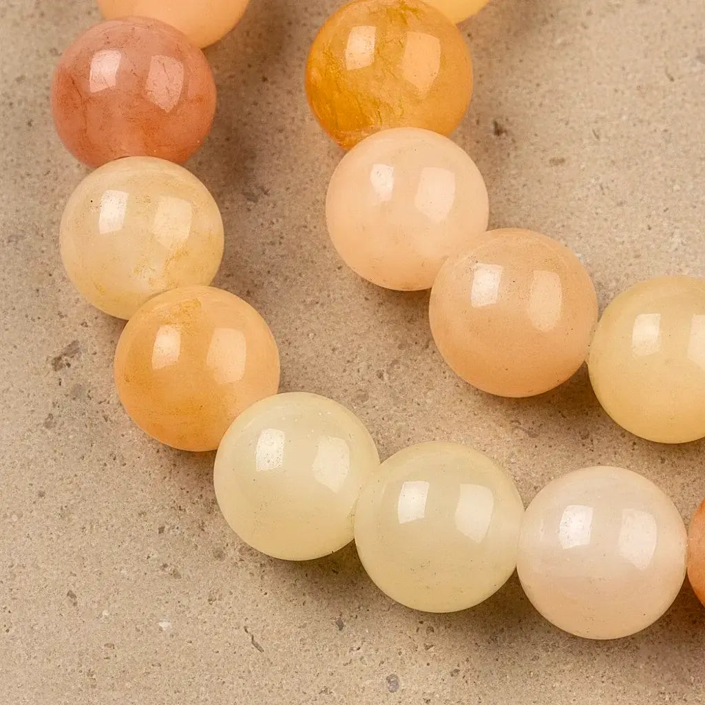 Natural Yellow Aventurine Rosary Beads - 4 mm to 10 mm