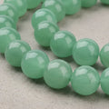 Perles Chapelets en aventurine vert naturelle - 4 mm à 10 mm