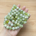 Perles Brins de jade naturel vert clair - 4 mm à 10 mm