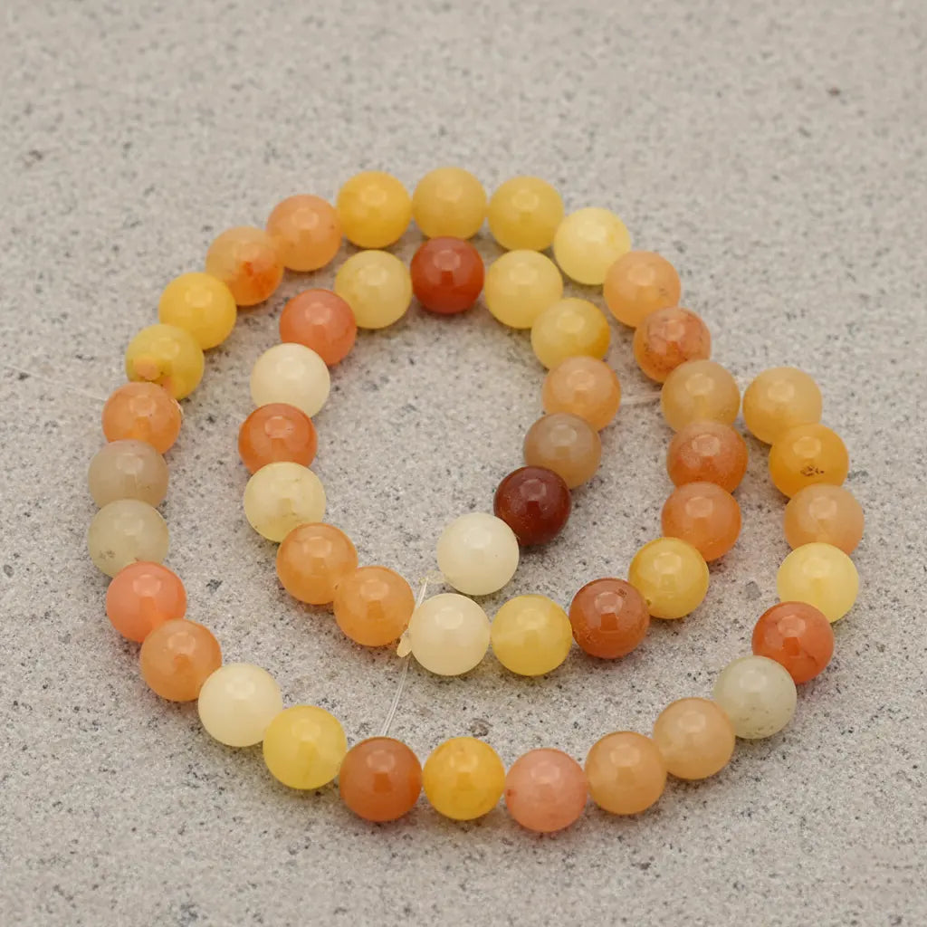 Natural Topaz Jade Bead Rosaries - 4 mm to 10 mm