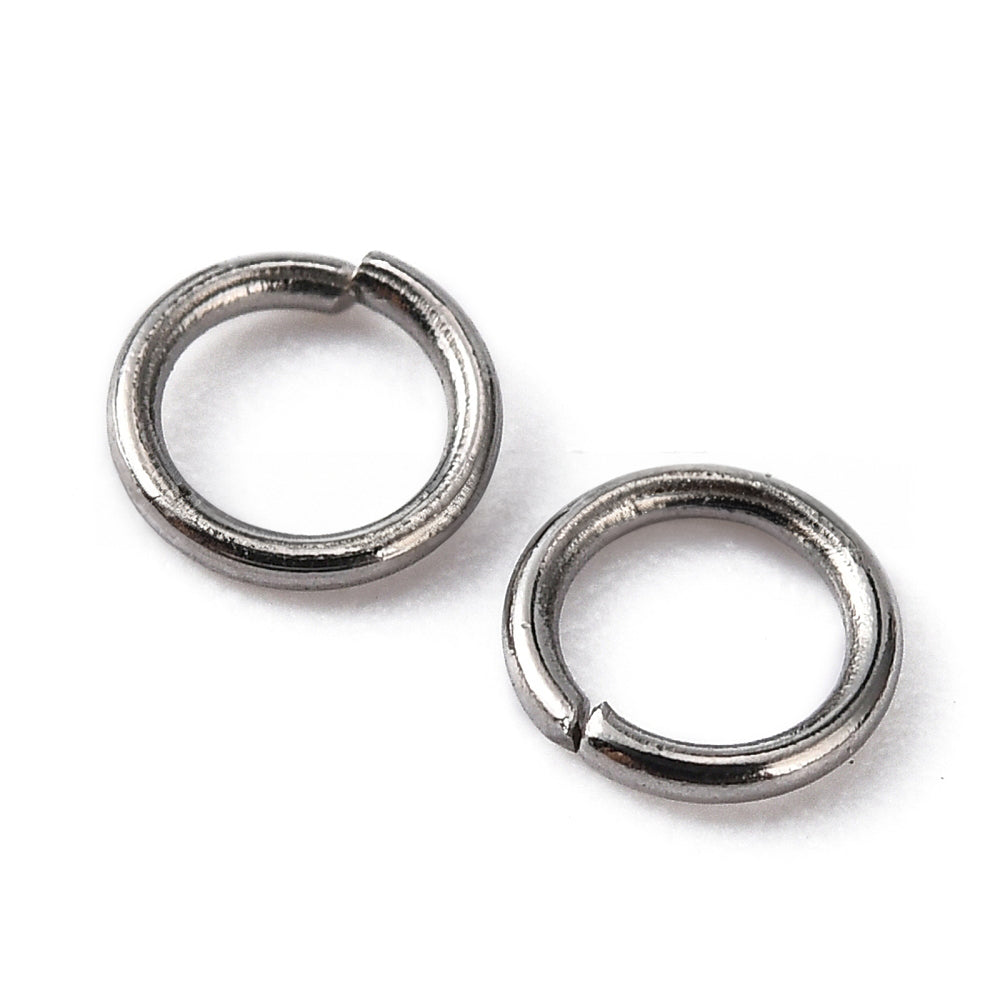 304 Stainless Steel Open Jump Rings, 5x0.8mm, about 800pcs