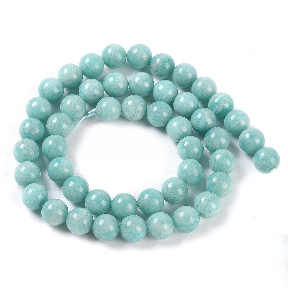 Natural Amazonite round beads 3A quality - 4mm 6mm 8mm